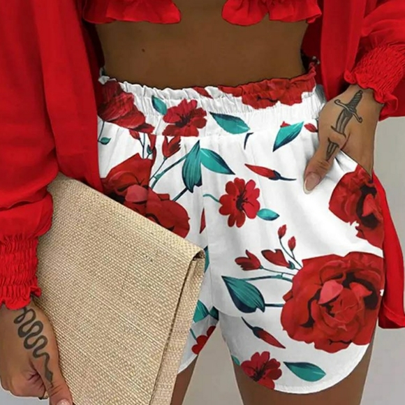 (SOLD) 3-Pc Shorts Set (Size L) - Picture 2 of 2